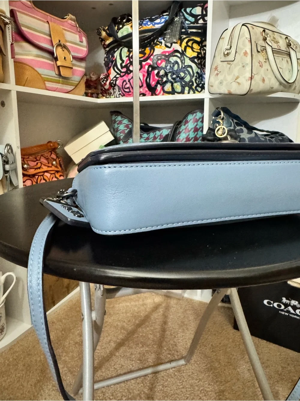 Coach 1941 Dinky Light Blue Crossbody